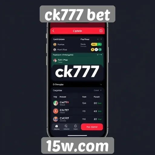 Experiência do usuário no ck777 bet em dispositivos móveis