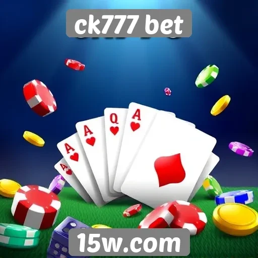 Variedade de jogos disponíveis no ck777 bet